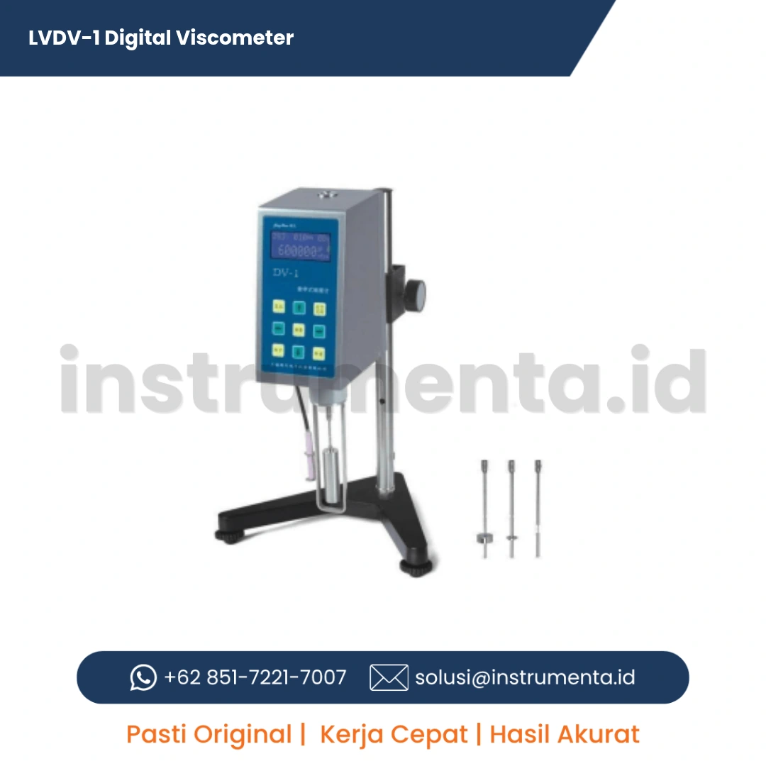 Jual LVDV-1 Digital Viscometer Distributor Resmi Alat Ukur Viskositas Laboratorium Ready Stock